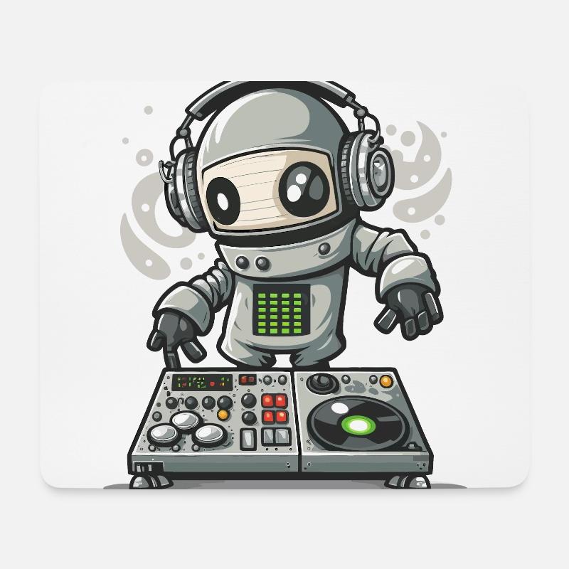 Mixer schlagen - Mousepad (Querformat) - Weiß