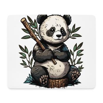 Bambus Kumpel - Mousepad (Querformat) - Weiß - Vorne