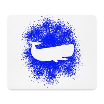 Sperm Whale Ocean Protector - Mouse Pad (horizontal) - white - Front