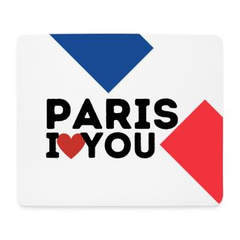 Paris I love you - Mouse Pad (horizontal) - white - Front