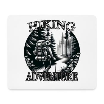 Hiking Adventure Outdoor Mountaineering - Mouse Pad (horizontal) - white - Front