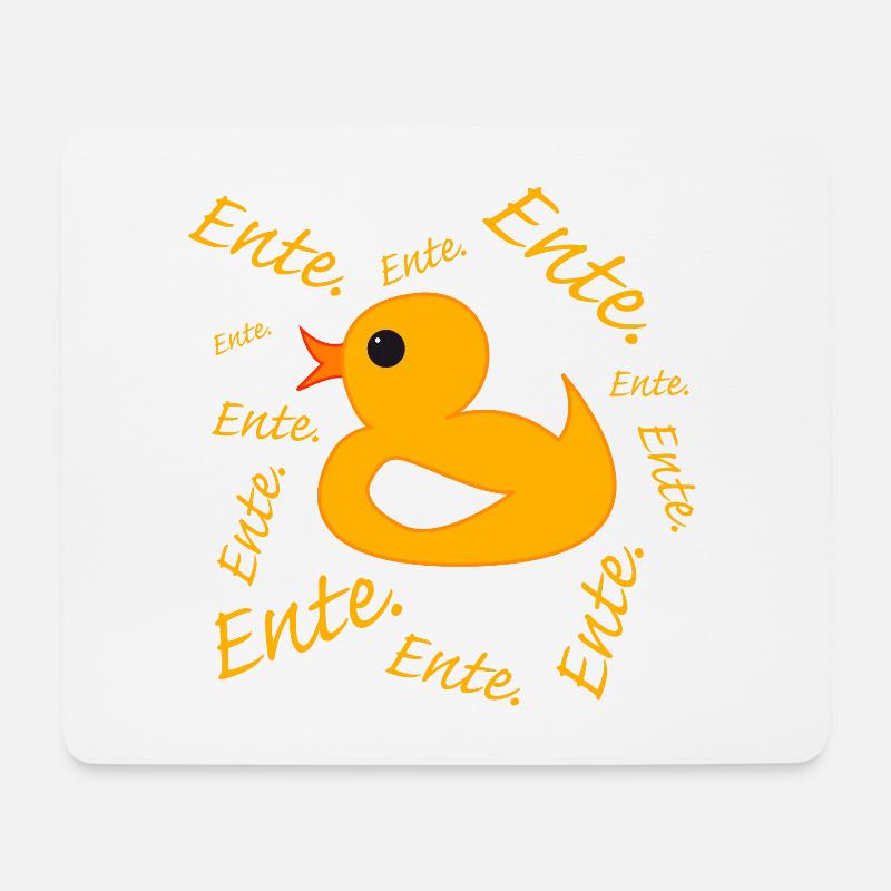 Ente Ente Ente - Mousepad (Querformat) - Weiß