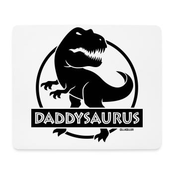 Daddysaurus (Bester Daddy / Papa / Vater / POS) - Mousepad (Querformat) - Weiß - Vorne