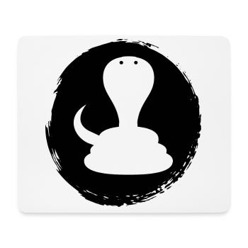 Serpent Cobra Rattlesnake - Tapis de souris (format paysage) - blanc - Devant