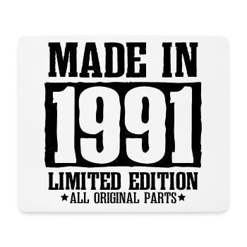 1991 Birthday 1991 Vintage born - Mouse Pad (horizontal) - white - Front