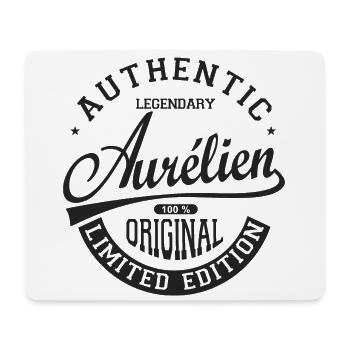 Aurélien cadeau personnalisé prénom aurelien - Tapis de souris (format paysage) - blanc - Devant