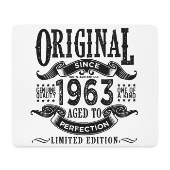Jahrgang 1963 Jahrgang 60 Jahre Geburtstagsgeschenk - Mousepad (Querformat) - Weiß - Vorne