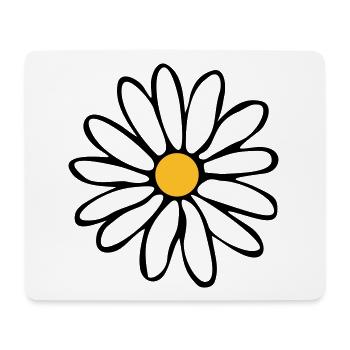 Daisies - Mouse Pad (horizontal) - white - Front