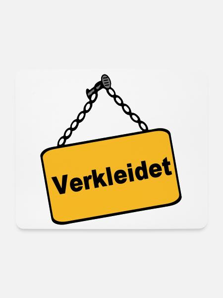 Party Shirt ,Feiern , Karneval, Verkleidet(25) - Mousepad (Querformat) - Weiß