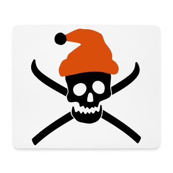 Ski - Mousepad (Querformat) - Weiß - Vorne