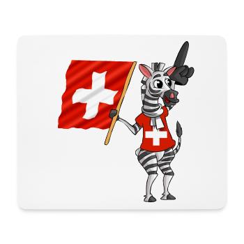 Swiss zebra - Mouse Pad (horizontal) - white - Front
