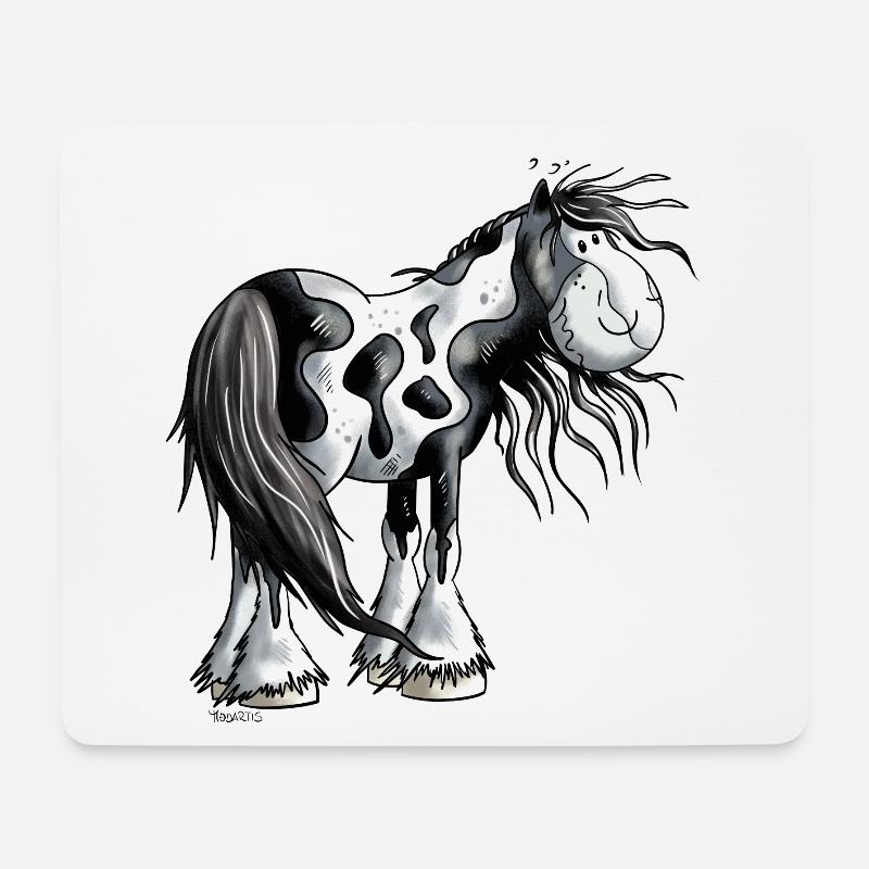 Niedlicher Irish Tinker - Mousepad (Querformat) - Weiß