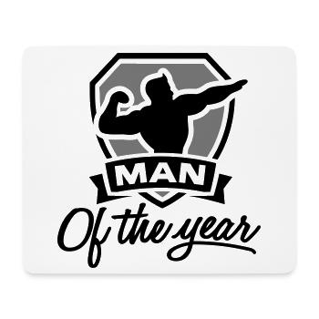 Man of the year 2 clr - Mouse Pad (horizontal) - white - Front