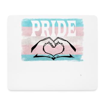 Transgender Pride - Mouse Pad (horizontal) - white - Front