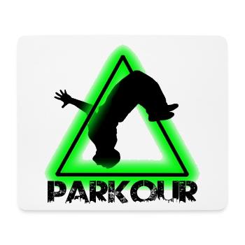 Parkour - Mouse Pad (horizontal) - white - Front