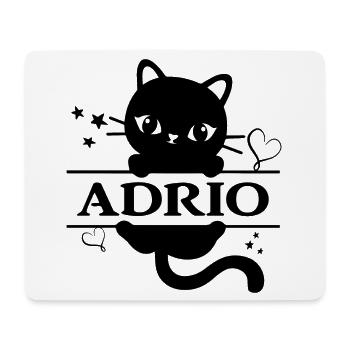t-shirt Adrio t-shirt idée cadeau - Tapis de souris (format paysage) - blanc - Devant