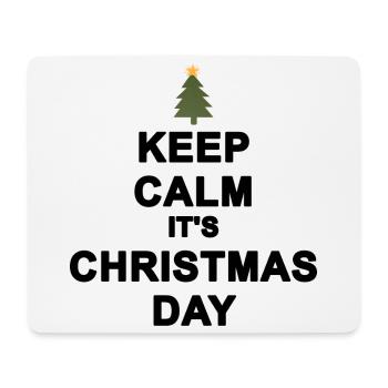 Keep calm Christmas - Mouse Pad (horizontal) - white - Front