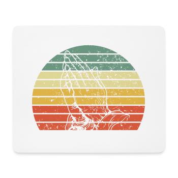 Beten - Vater unser im Himmel - Gebet - Mousepad (Querformat) - Weiß - Vorne