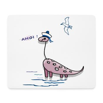 ahoi, maritim - Mousepad (Querformat) - Weiß - Vorne