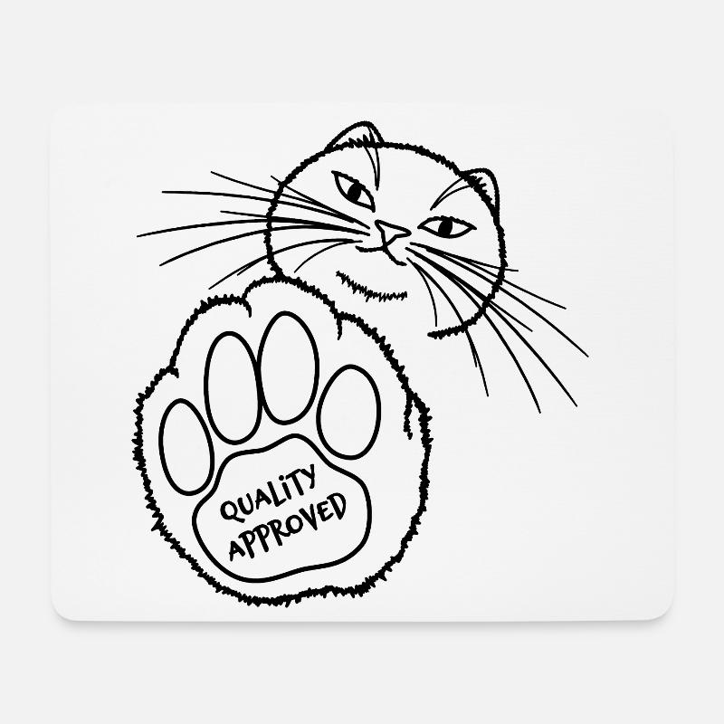 Self love reminder for cat lover - Mouse Pad (horizontal) - white