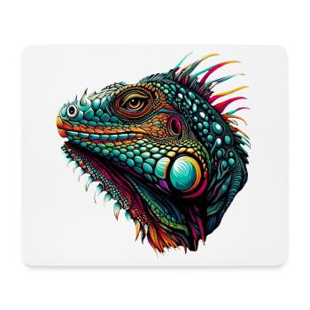 Iguana - Mouse Pad (horizontal) - white - Front