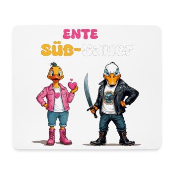Duck Sweet - Sour - Mouse Pad (horizontal) - white - Front