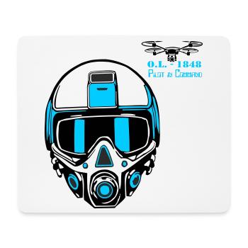 Drohnenpilot 2 - Mousepad (Querformat) - Weiß - Vorne