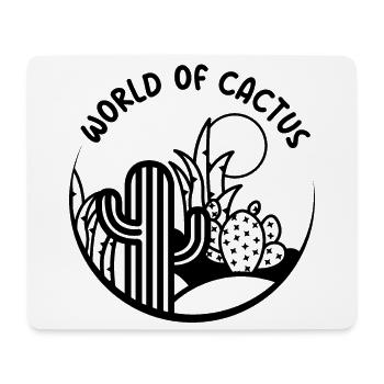 Kaktus Pflanzen Natur Landschaft Wüste Sonne Icon - Mousepad (Querformat) - Weiß - Vorne