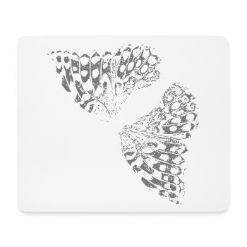 Schmetterling Flügel Falter Butterfly - Mousepad (Querformat) - Weiß - Vorne