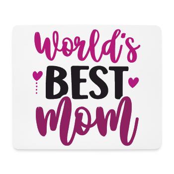Die beste Mutter der Welt - Mousepad (Querformat) - Weiß - Vorne