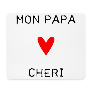 HAPPY FATHER'S DAY. DAD. FATHER'S DAY. FATHER - Mouse Pad (horizontal) - white - Front