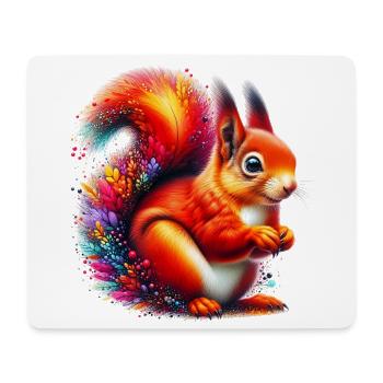 Squirrel - Mouse Pad (horizontal) - white - Front