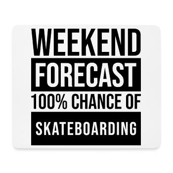 Skate - Mouse Pad (horizontal) - white - Front