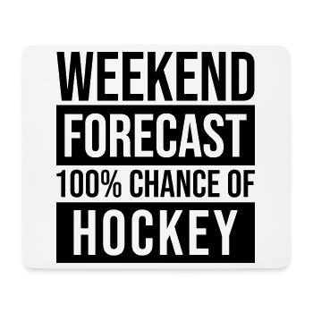 Hockey Hockey Hockey - Mouse Pad (horizontal) - white - Front