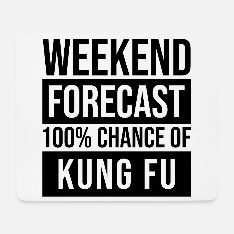 Kung-Fu - Mousepad (Querformat) - Weiß