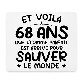68 Year Old Birthday Gift 68 Year Old Men - Mouse Pad (horizontal) - white - Front