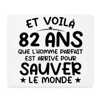 82 Jahre altes Geburtstagsgeschenk 82 Jahre Männer - Mousepad (Querformat) - Weiß - Vorne