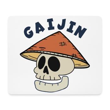Gaijin Leader - Mousepad (Querformat) - Weiß - Vorne
