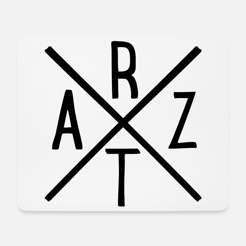 Arzt - Mousepad (Querformat) - Weiß