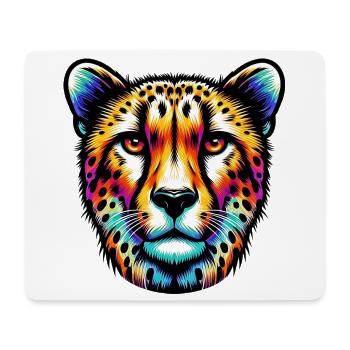 Guépard - Tapis de souris (format paysage) - blanc - Devant