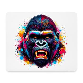 Gorilla - Mouse Pad (horizontal) - white - Front