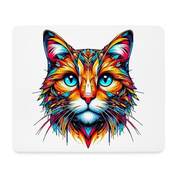 Cat - Mouse Pad (horizontal) - white - Front