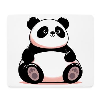 Panda - Mousepad (Querformat) - Weiß - Vorne