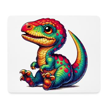 Dinosaure - Tapis de souris (format paysage) - blanc - Devant