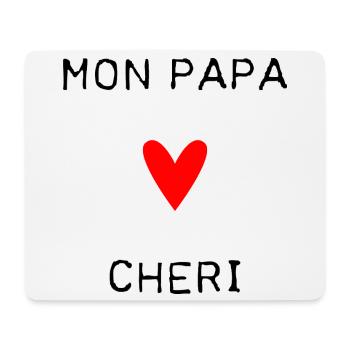 DAD. FATHER'S DAY. HAPPY FATHER'S DAY. HAPPY BIRTHDAY. - Mouse Pad (horizontal) - white - Front