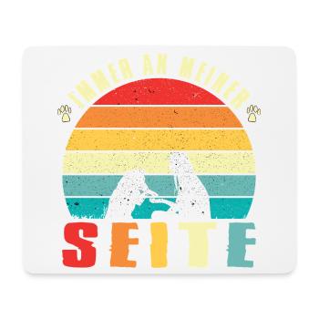 Gassi Outfits Hunde Herrchen Hundehalter Hund - Mousepad (Querformat) - Weiß - Vorne