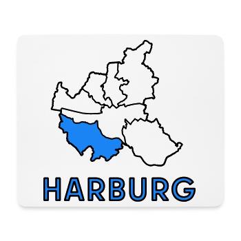 Harburg, a district of Hamburg - Mouse Pad (horizontal) - white - Front