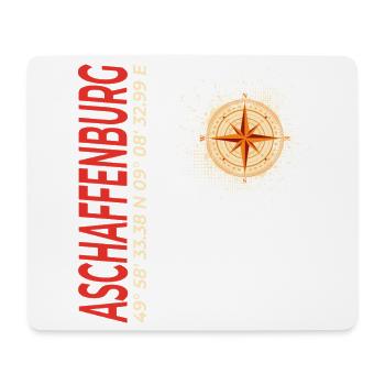 Aschaffenburg - Mousepad (Querformat) - Weiß - Vorne