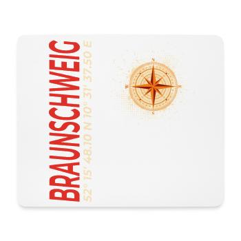 Braunschweig - Mousepad (Querformat) - Weiß - Vorne