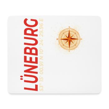 Lüneburg - Mousepad (Querformat) - Weiß - Vorne